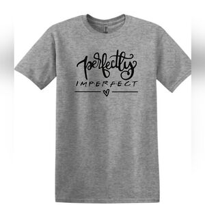 NWT PERFECTLY IMPERFECT TEE, Grey..